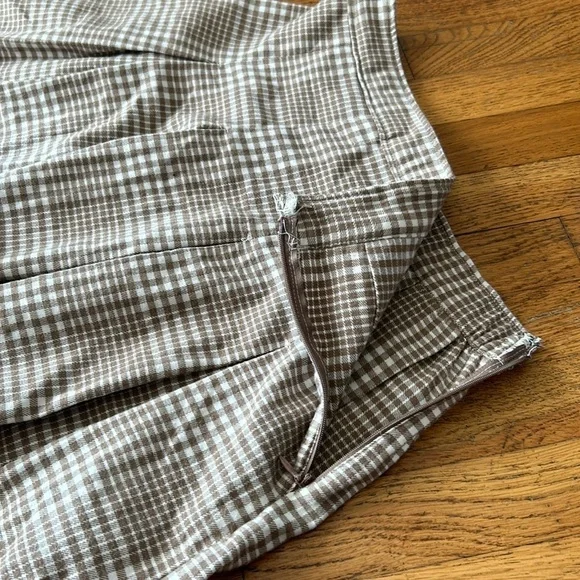 Hollister School Girl Plaid Ultra High-Rise A-Line Mini Skirt Size Small - Picture 4 of 12